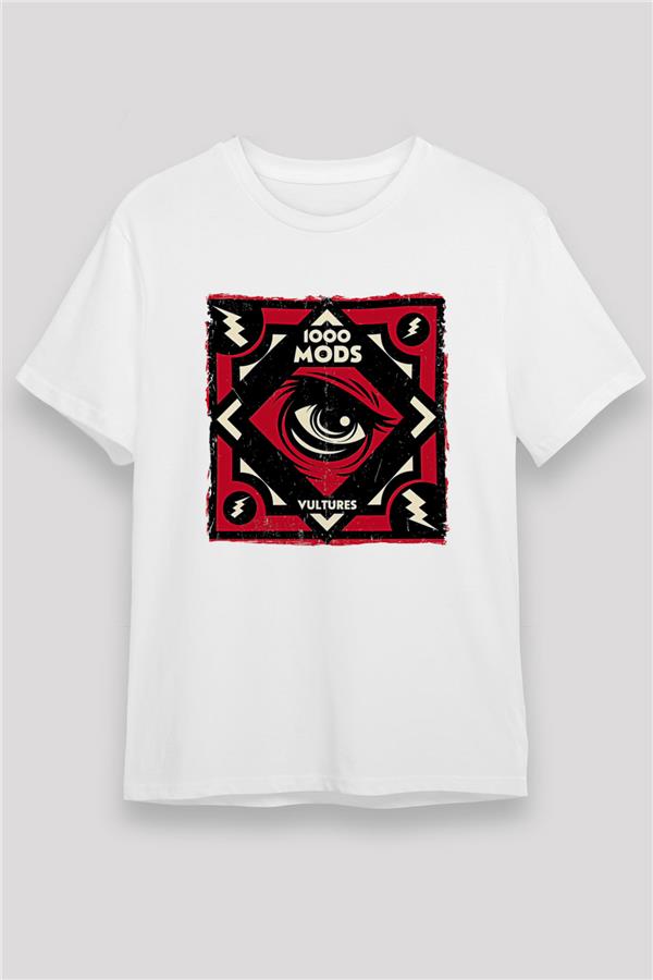 1000mods Printed Unisex White T-Shirt