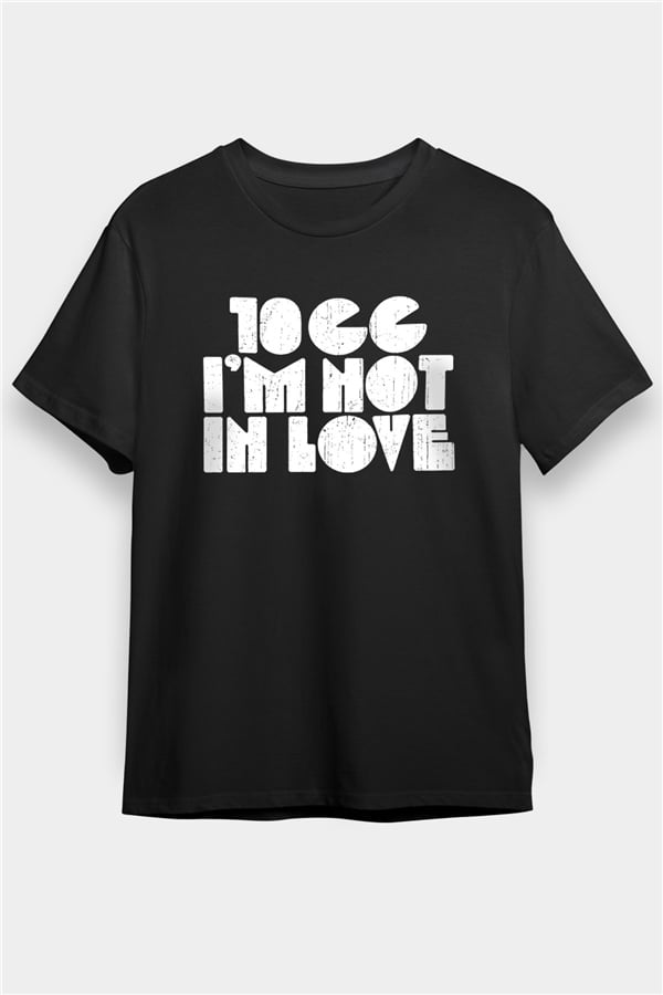 10cc Printed Unisex Black T-Shirt