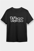 10cc Printed Unisex Black T-Shirt