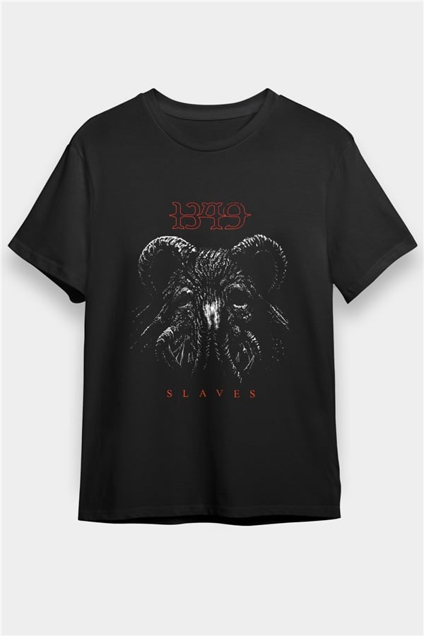 1349 Printed Unisex Black T-Shirt