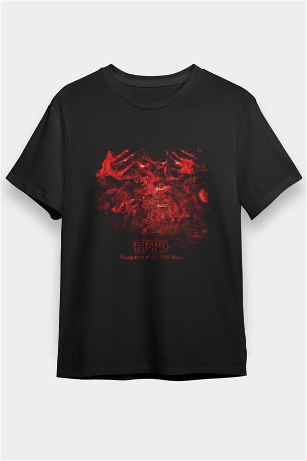 1349 Printed Unisex Black T-Shirt