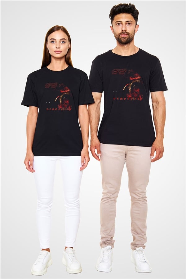 1349 Printed Unisex Black T-Shirt