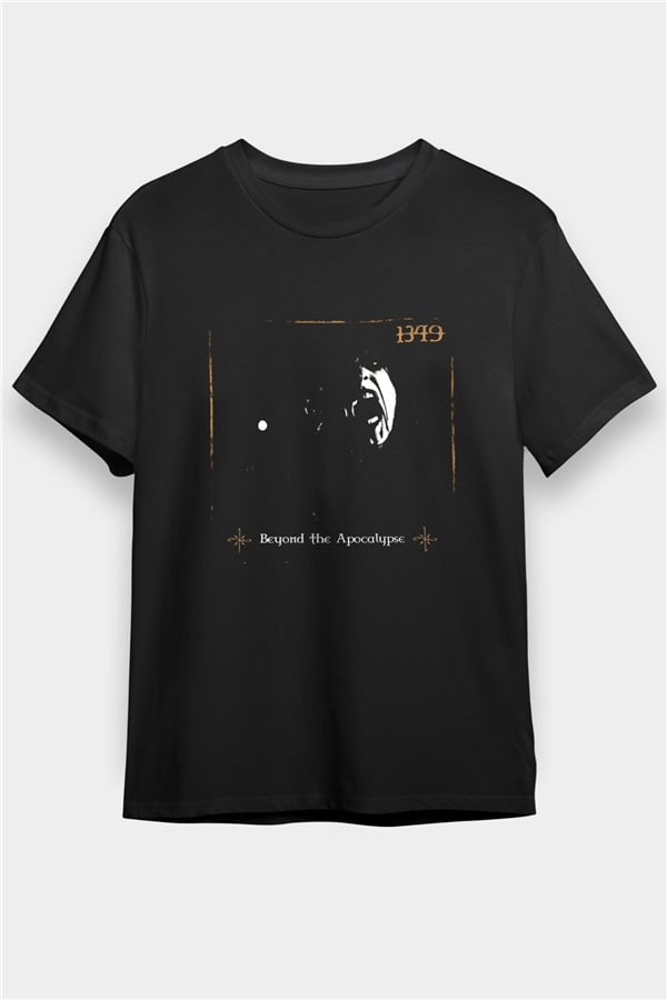 1349 Printed Unisex Black T-Shirt