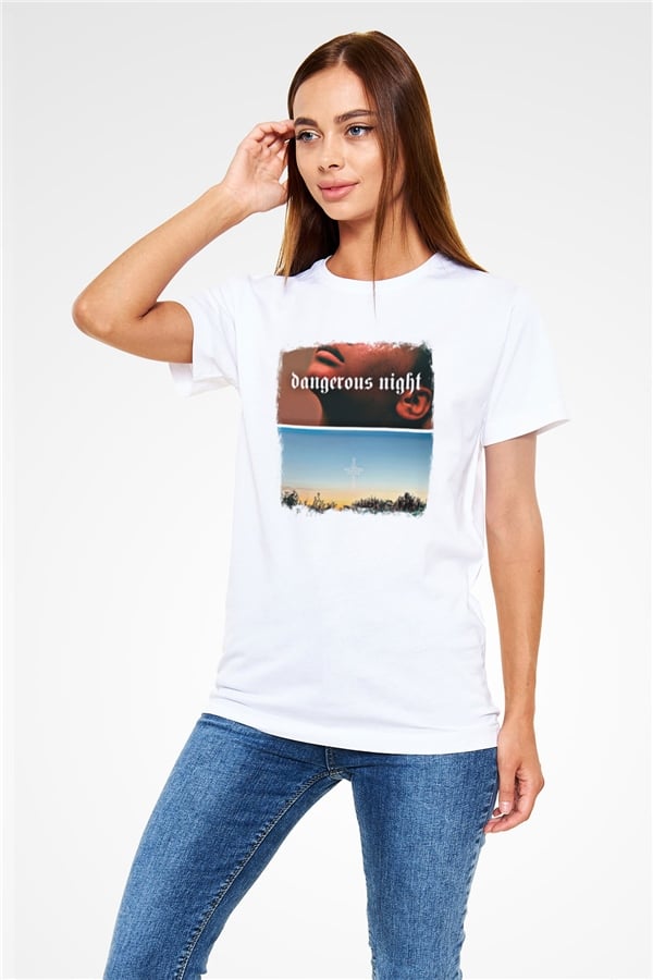 30 Seconds To Mars Printed Unisex White T-Shirt