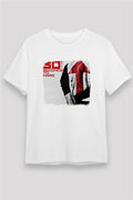 30 Seconds To Mars Printed Unisex White T-Shirt