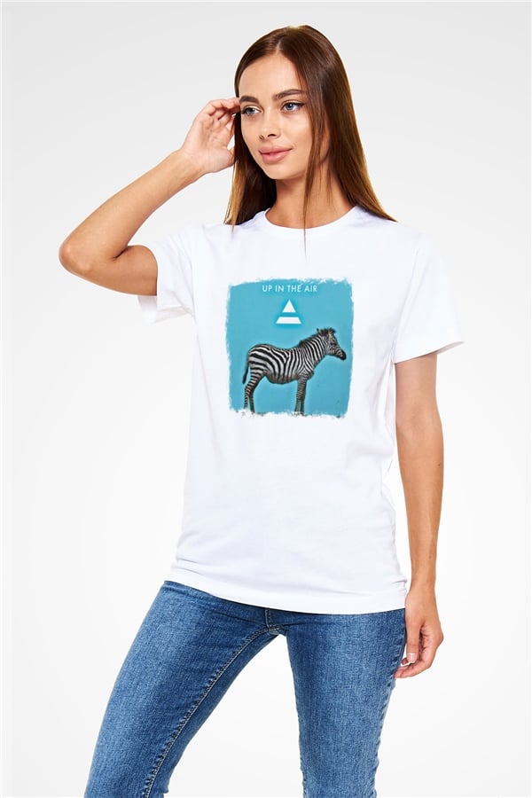 30 Seconds To Mars Printed Unisex White T-Shirt