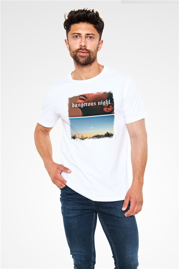 30 Seconds To Mars Printed Unisex White T-Shirt