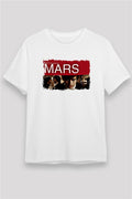 30 Seconds To Mars Printed Unisex White T-Shirt