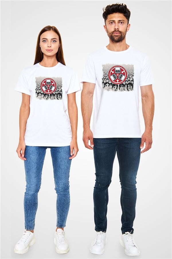 30 Seconds To Mars Printed Unisex White T-Shirt