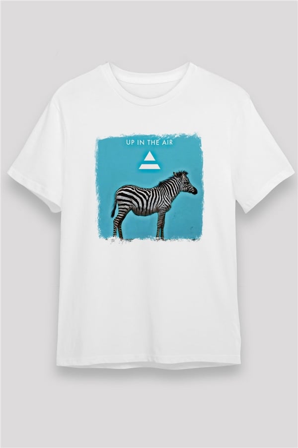 30 Seconds To Mars Printed Unisex White T-Shirt
