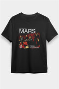 30 Seconds To Mars Printed Unisex Black T-Shirt