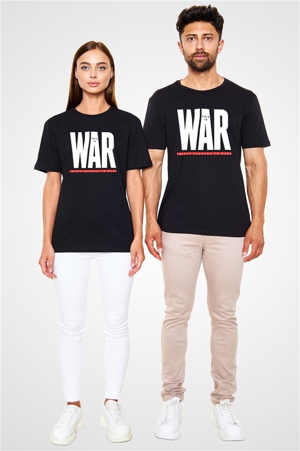 30 Seconds To Mars Printed Unisex Black T-Shirt