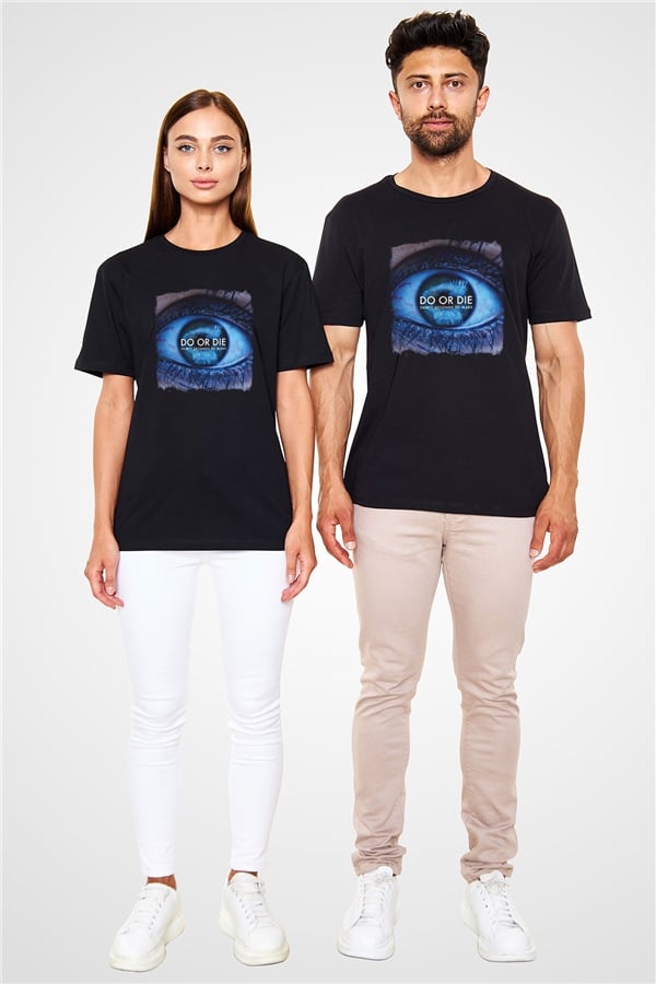 30 Seconds To Mars Printed Unisex Black T-Shirt