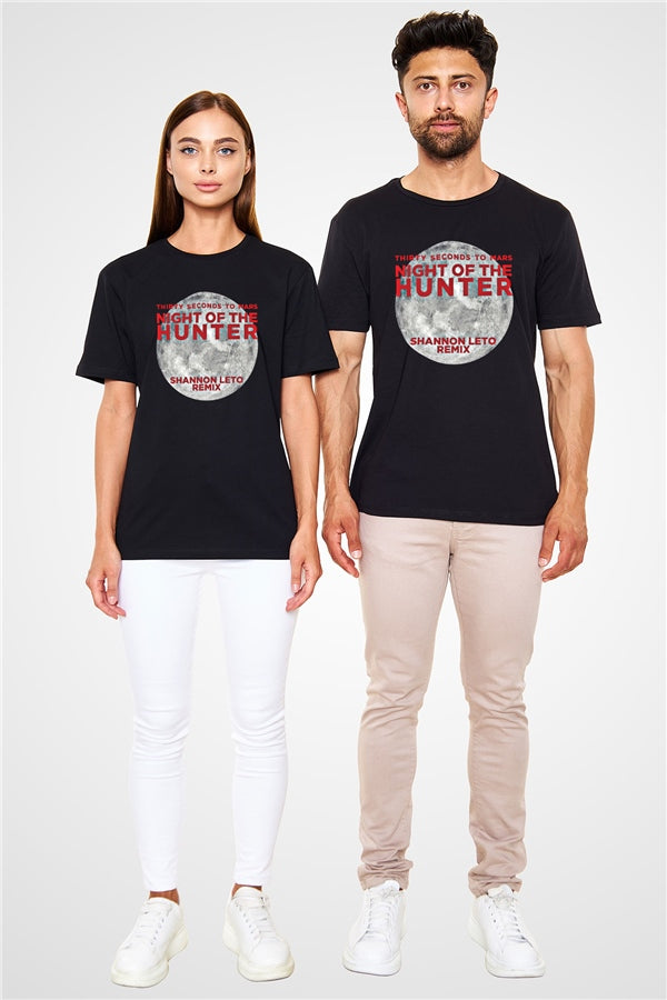 30 Seconds To Mars Printed Unisex Black T-Shirt