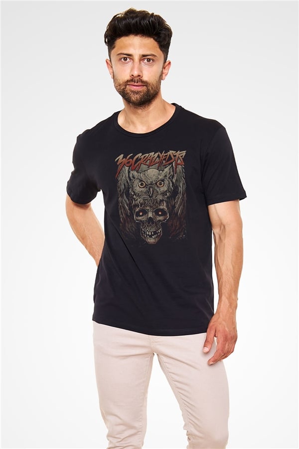 36 Crazyfists Printed Unisex Black T-Shirt