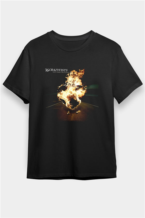 36 Crazyfists Black Unisex Graphic T-Shirt