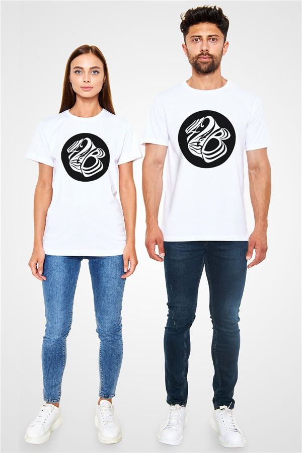42 decibel Printed Unisex White T-Shirt