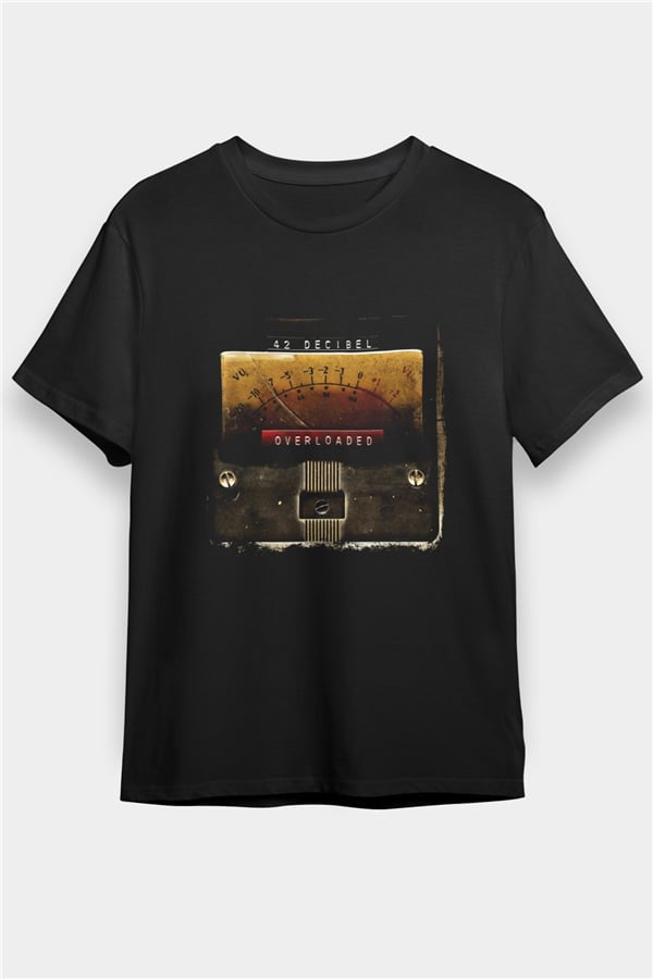 42 decibel Printed Unisex Black T-Shirt