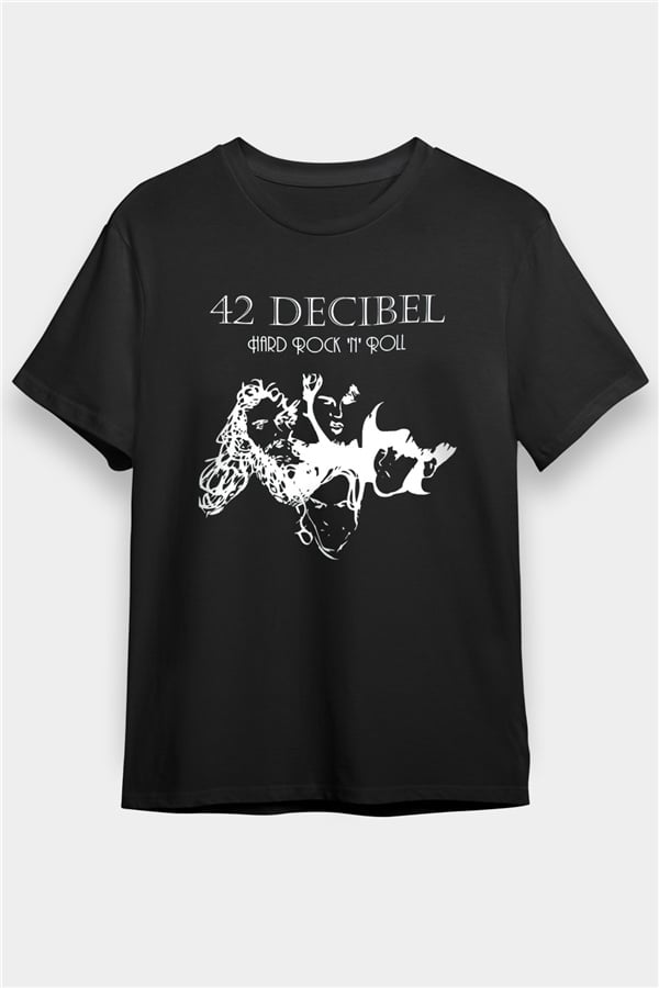42 Decibel Black Unisex T-Shirt