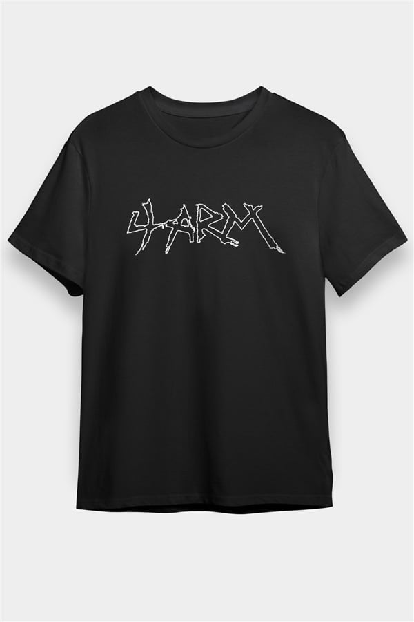 4arm Printed Unisex Black T-Shirt