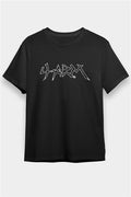 4arm Printed Unisex Black T-Shirt