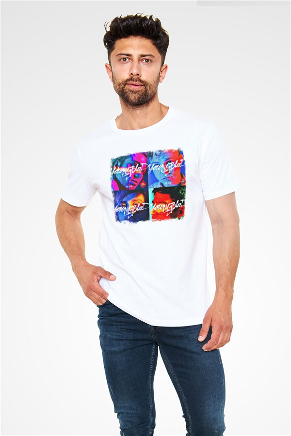 5 Seconds Of Summer Printed Unisex White T-Shirt
