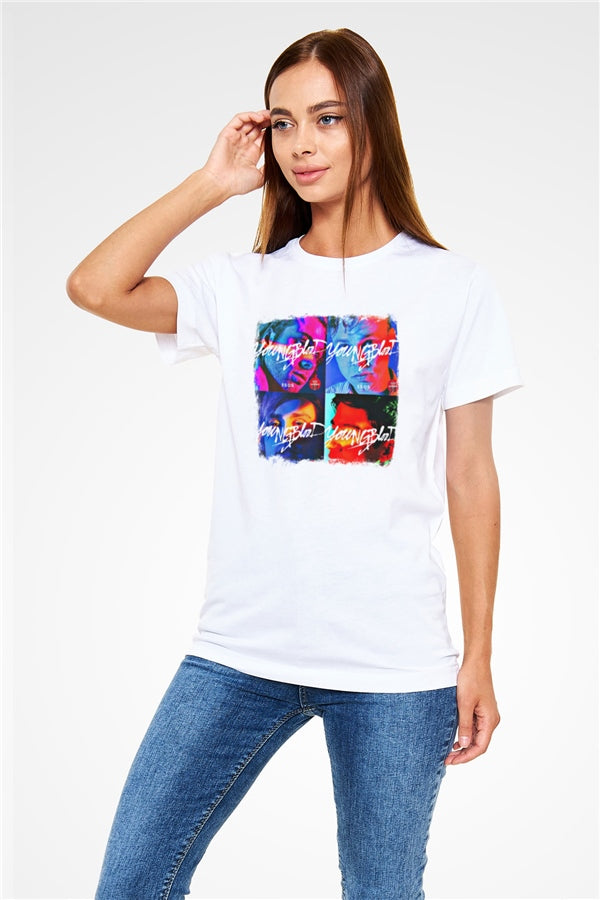 5 Seconds Of Summer Printed Unisex White T-Shirt