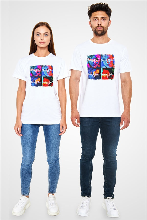 5 Seconds Of Summer Printed Unisex White T-Shirt