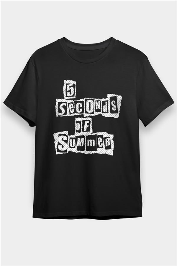 5 Seconds Of Summer Black Unisex T-Shirt