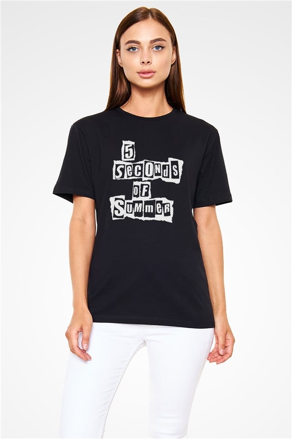 5 Seconds Of Summer Black Unisex T-Shirt