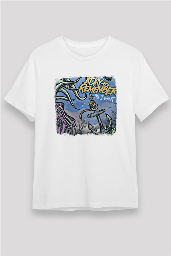 A Day to Remember Printed Unisex White T-Shirt