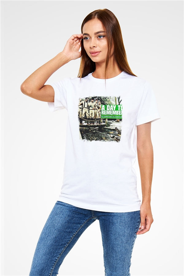 A Day to Remember Printed Unisex White T-Shirt