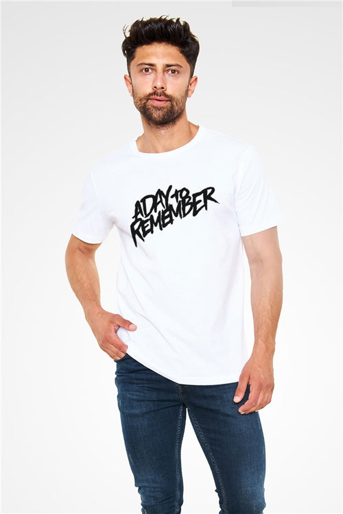 A Day to Remember Printed Unisex White T-Shirt