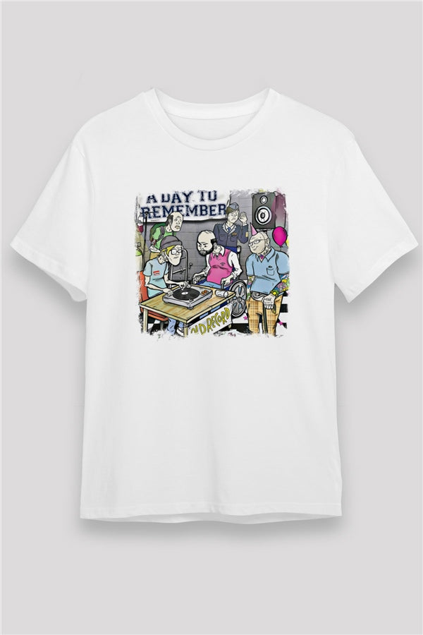 A Day to Remember Printed Unisex White T-Shirt