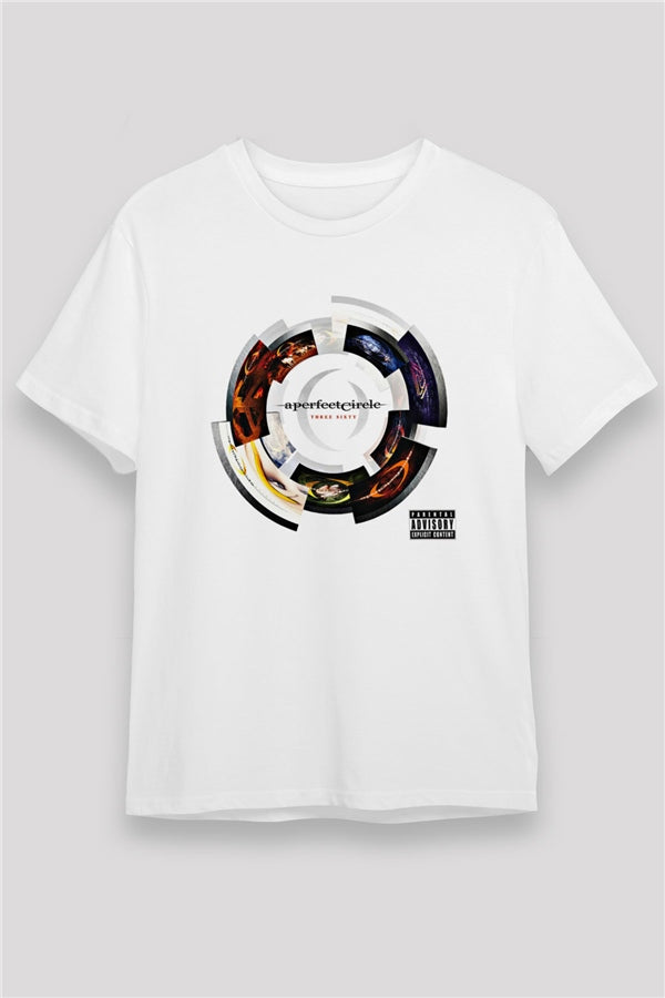 A Perfect Circle Printed Unisex White T-Shirt