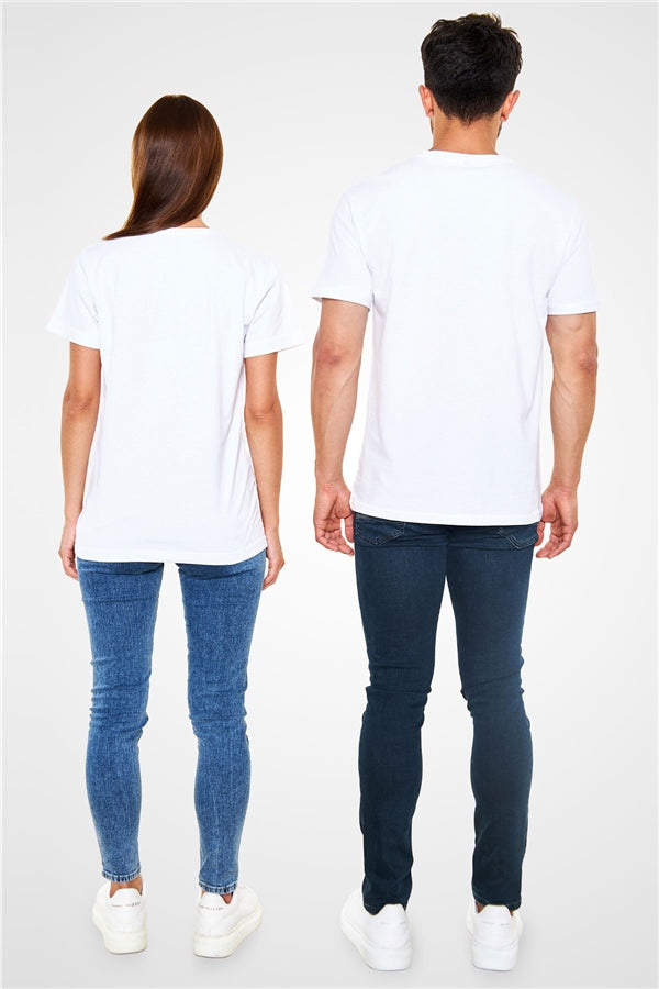 A Perfect Circle Printed Unisex White T-Shirt