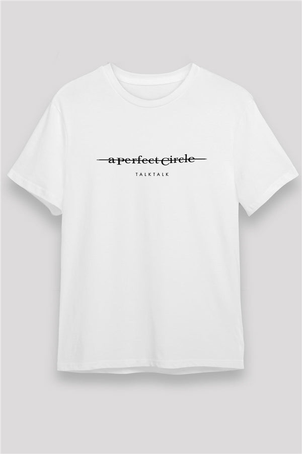 A Perfect Circle Printed Unisex White T-Shirt