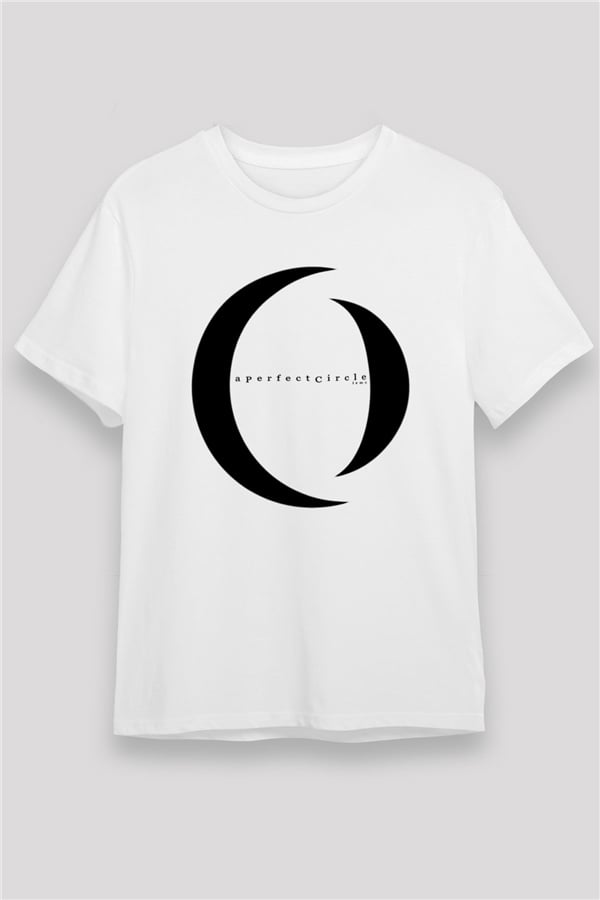 A Perfect Circle Printed Unisex White T-Shirt