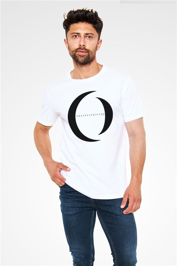 A Perfect Circle Printed Unisex White T-Shirt