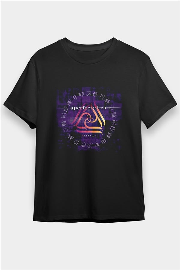 A Perfect Circle Printed Unisex Black T-Shirt
