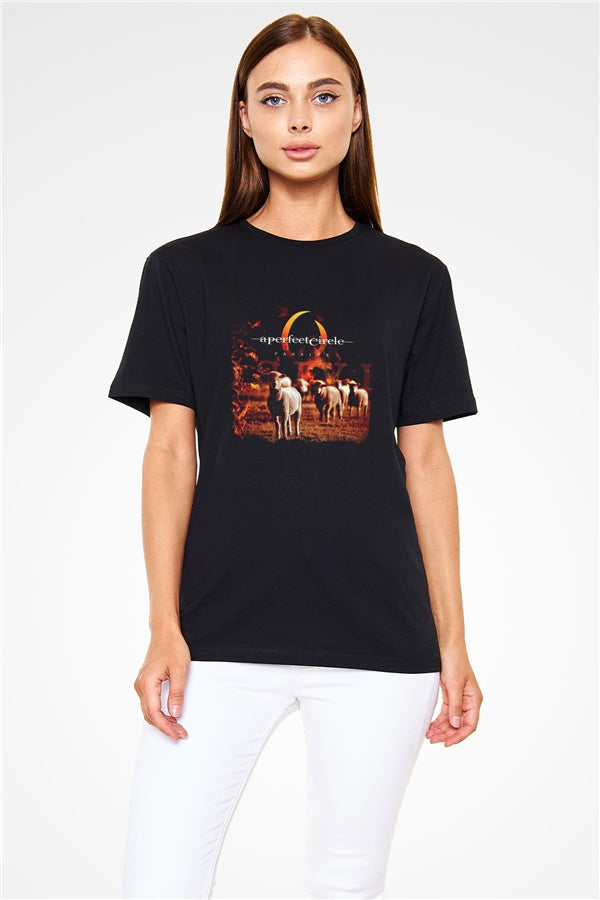 A Perfect Circle Printed Unisex Black T-Shirt