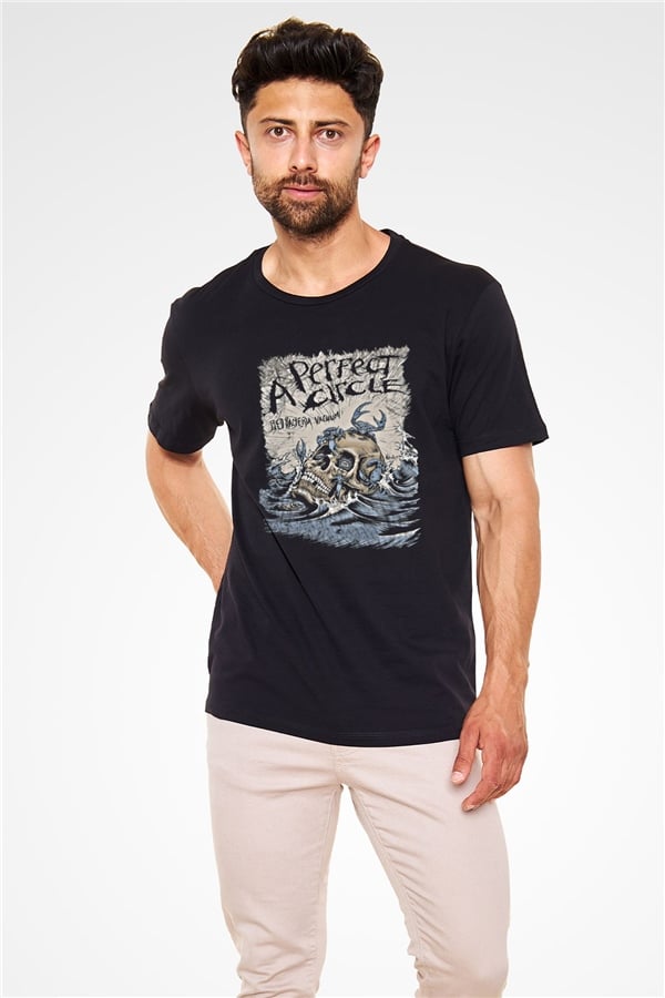 A Perfect Circle Printed Unisex Black T-Shirt