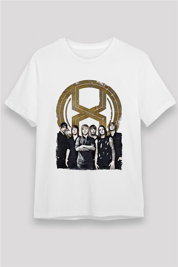 A Skylit Drive Printed Unisex White T-Shirt