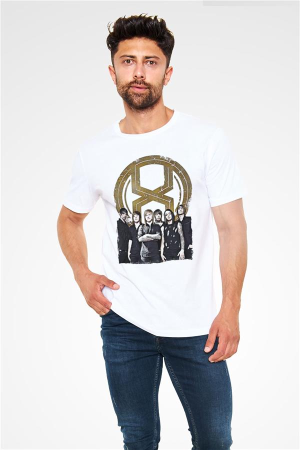 A Skylit Drive Printed Unisex White T-Shirt
