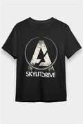 A Skylit Drive Printed Unisex Black T-Shirt