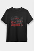 A Wilhelm Scream Printed Unisex Black T-Shirt