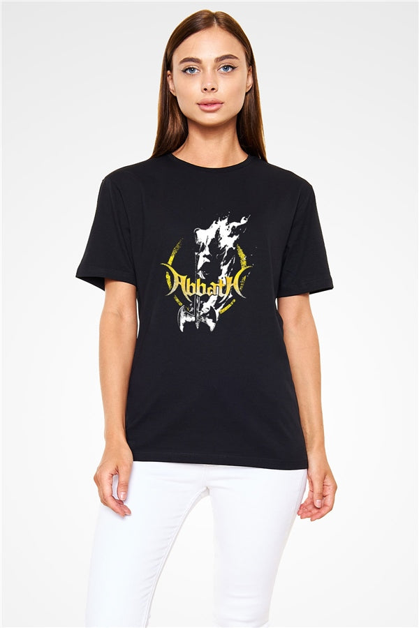 Abbath Printed Unisex Black T-Shirt