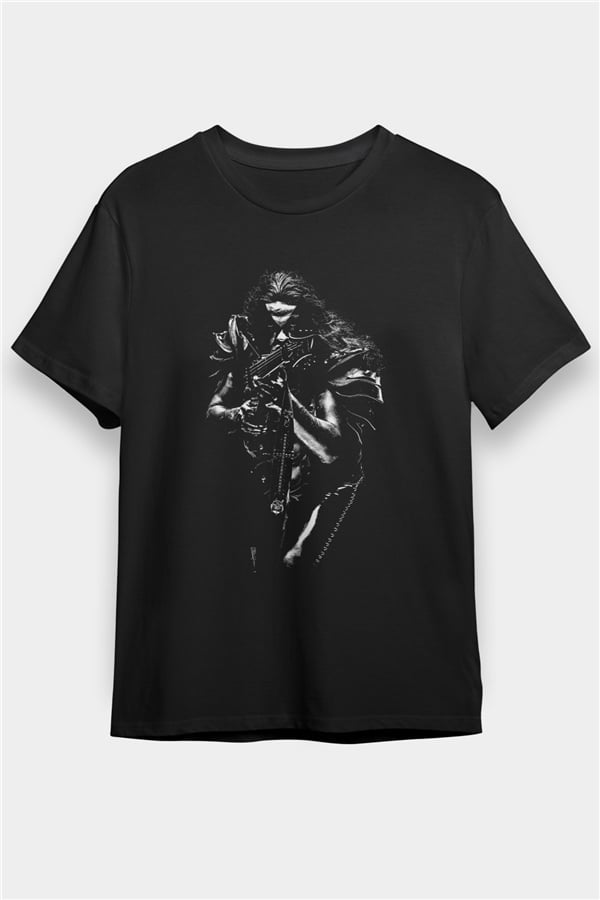 Abbath Printed Unisex Black T-Shirt