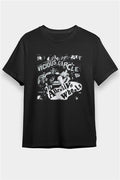 Abrasive Wheels Printed Unisex Black T-Shirt