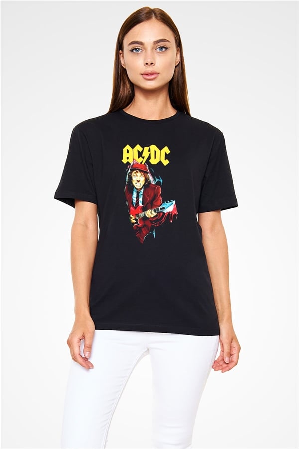 AC DC Angus Young Black Unisex T-Shirt